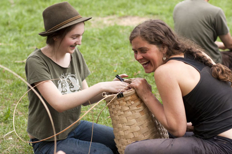 Ash basket making 10th year Anniversary Celebration photo: Deiia Gillen