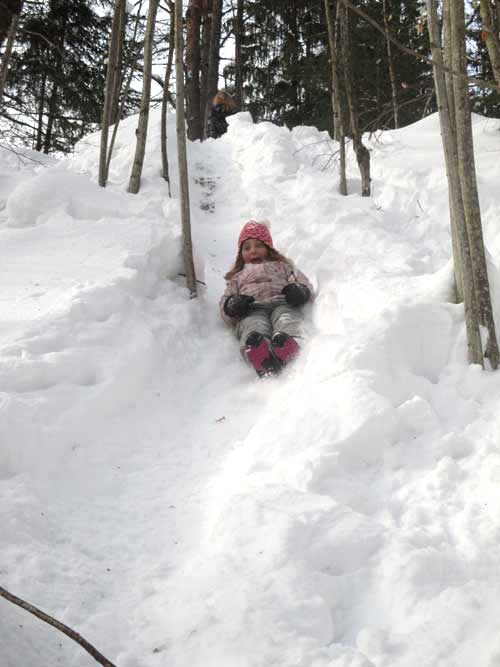 Village School body sliding photo: Eve Bernhard